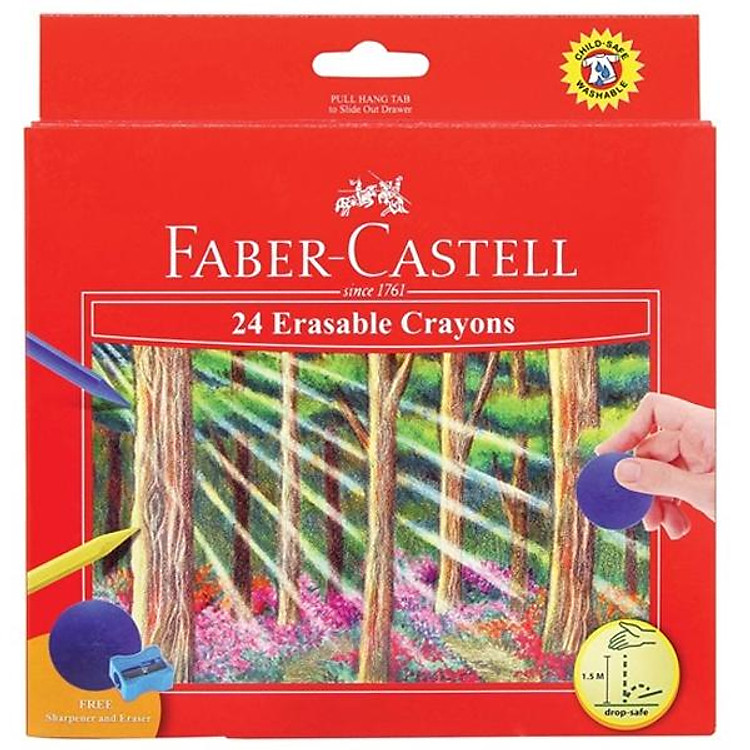 Bút Sáp Màu Faber-Castell 24 Màu