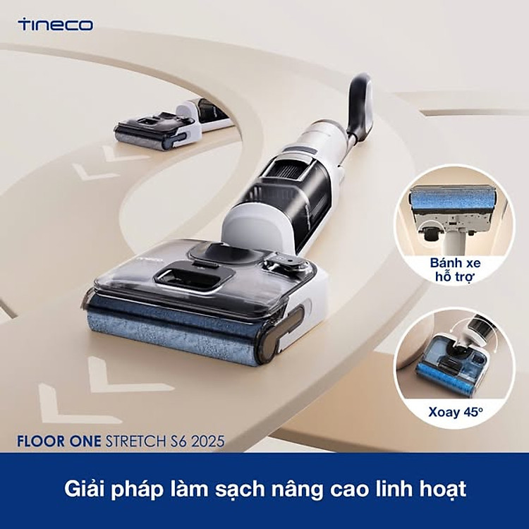Máy hút bụi Tineco S6 Stretch 2025 Hàng chính hãng