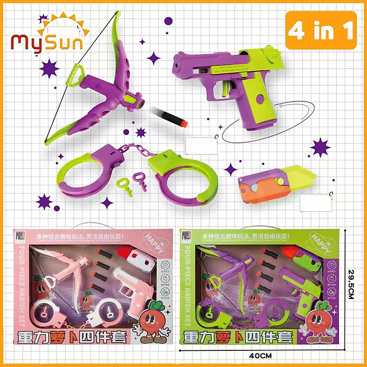 Đồ chơi súng cà rốt mini giá rẻ Chính hãng Giá tốt - Hình ảnh 3