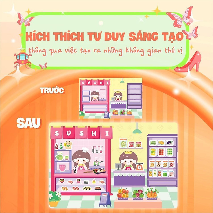 Trò Chơi Đóng Vai Công Chúa Nhỏ Mika - Cửa Hàng Đồ Ăn - Ảnh 4