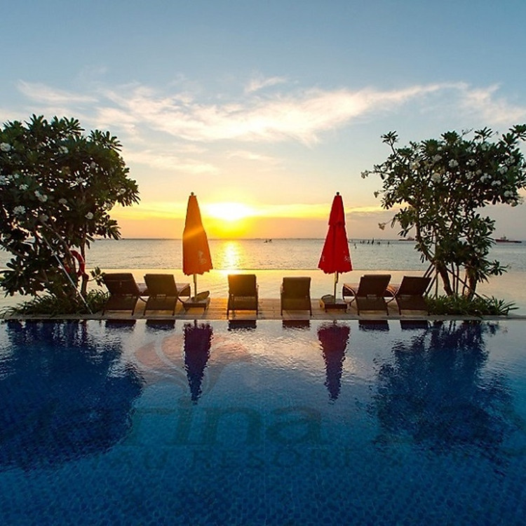 Marina Bay Vũng Tàu Resort & Spa 5* - Sát Biển, Phòng Deluxe, Hồ Bơi Vô Cực Đẹp Xuất Sắc