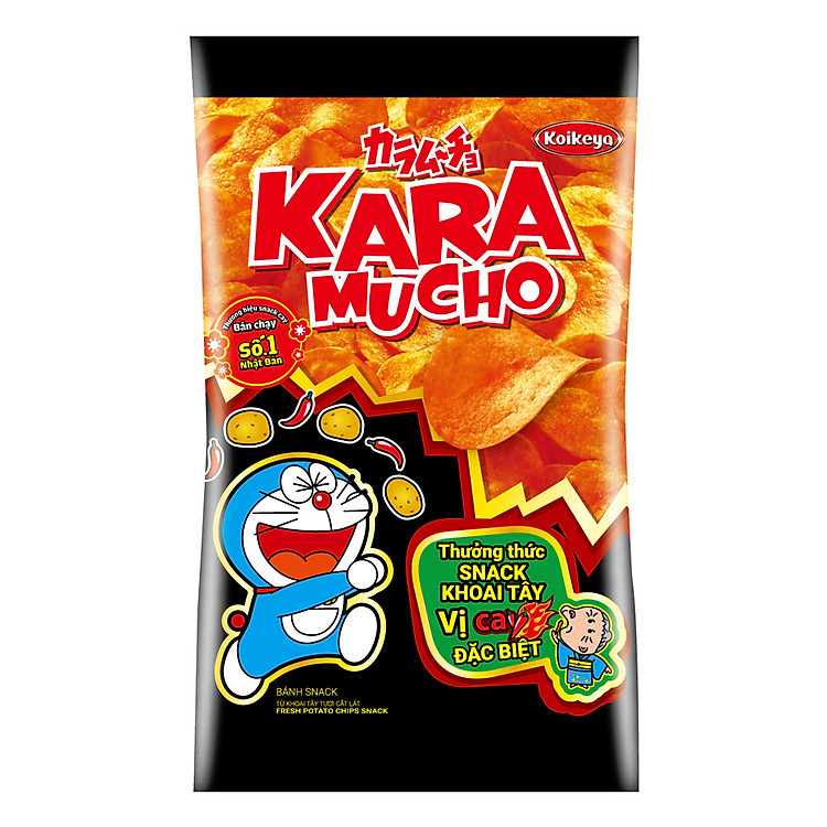 Snack Khoai Tây Karamucho Vị Cay (27g)