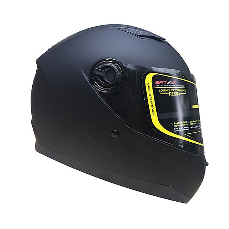 Nón Bảo Hiểm Fullface Asia MT136 Đen Nhám