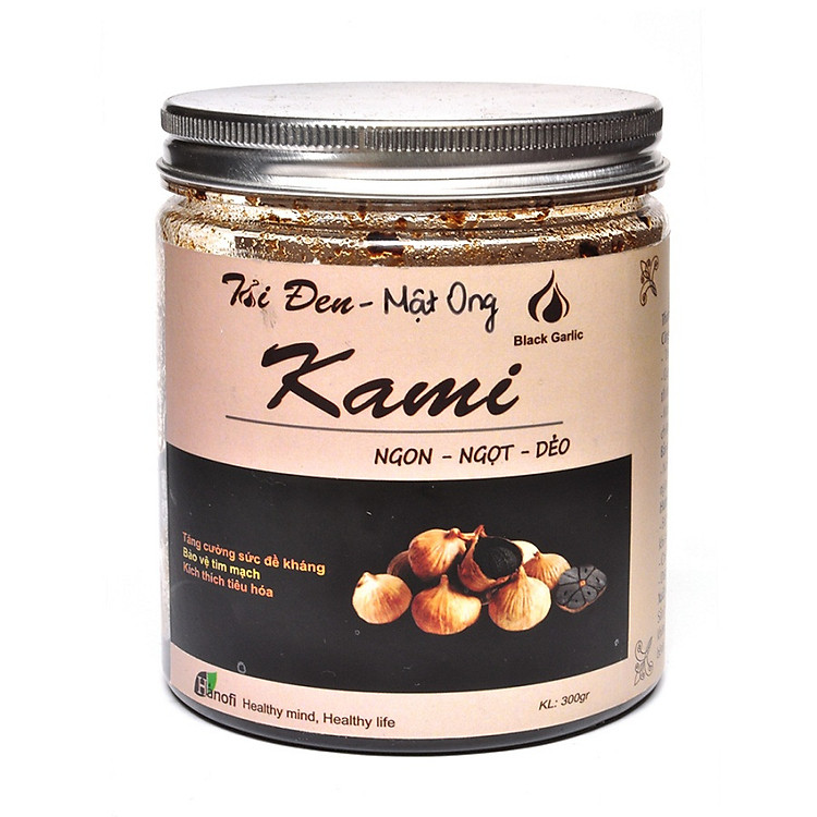 Thực phẩm chức năng Tỏi đen - Mật ong Kami hộp 300g