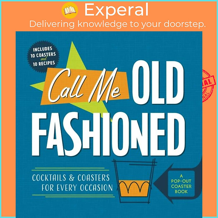 Sách - Call Me Old-Fashioned - Cocktails and Coasters for Every Occasion by Castle Point Books (UK edition, boardbook)