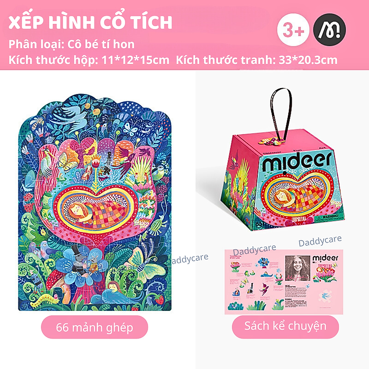 Xếp Hình Cô Bé Tí Hon Mideer Chính hãng Ưu đãi - Hình ảnh 3