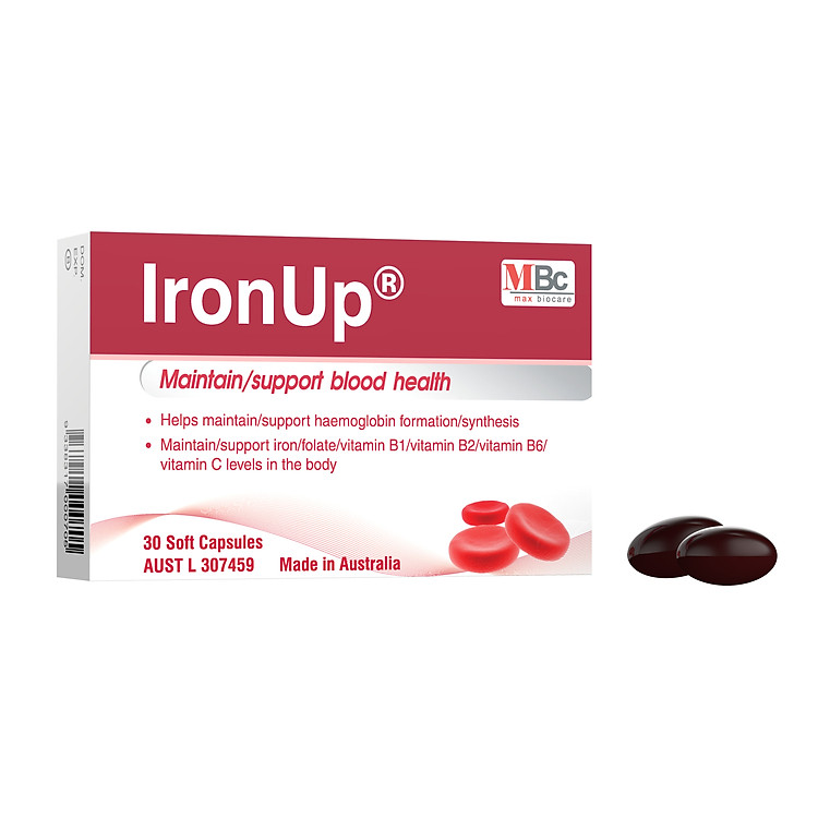 Thực phẩm bảo vệ sức khỏe Ironup bổ máu bổ sung sắt