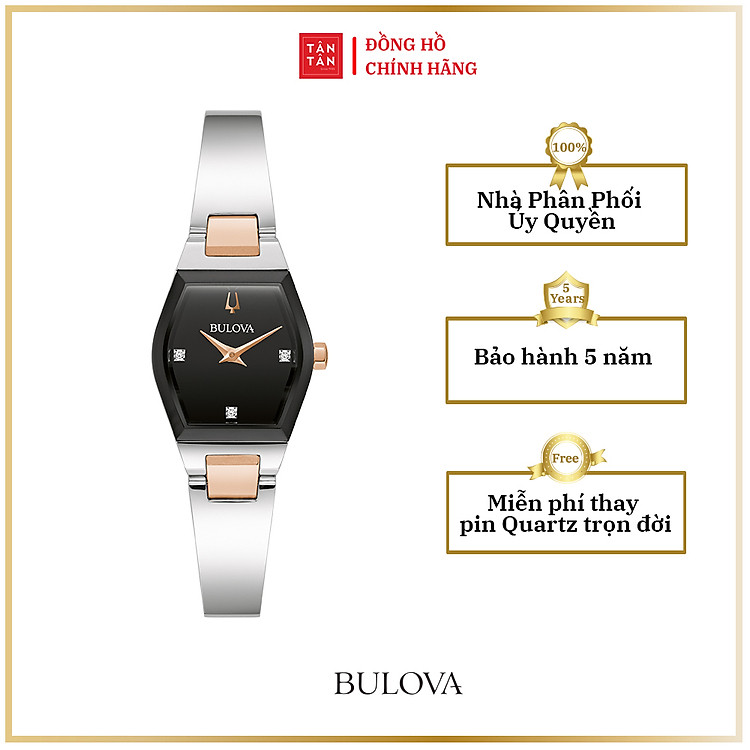 Mua Đồng Hồ Thời Trang Nữ Bulova Gemini Máy Pin 98P216 23mm tại