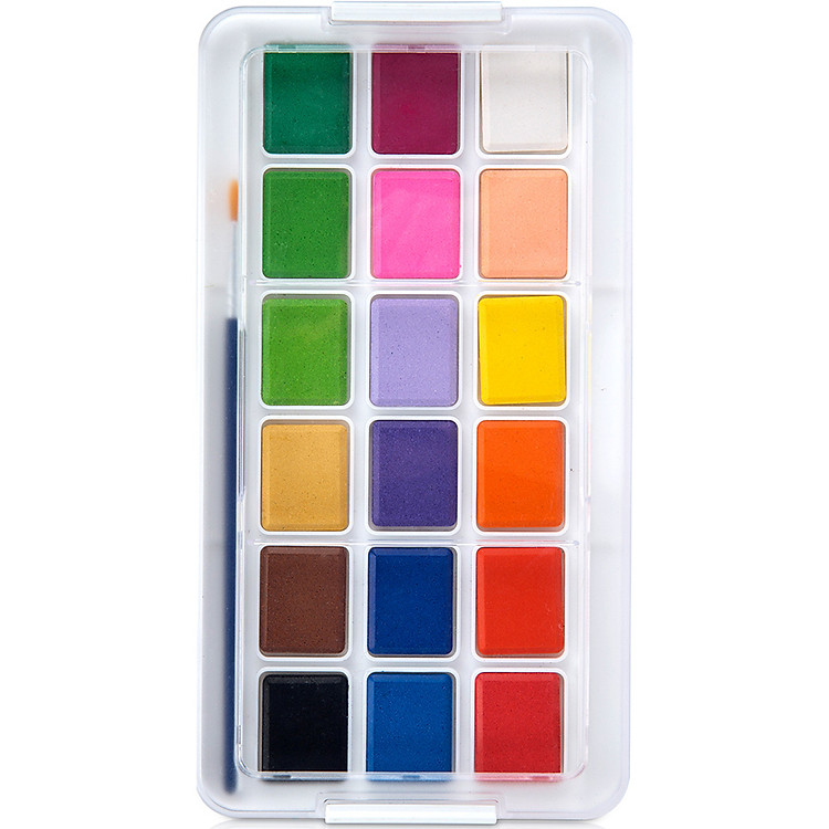 Hộp Màu Nước Dạng Nén Deli 73869 (18 màu) - Ảnh 2