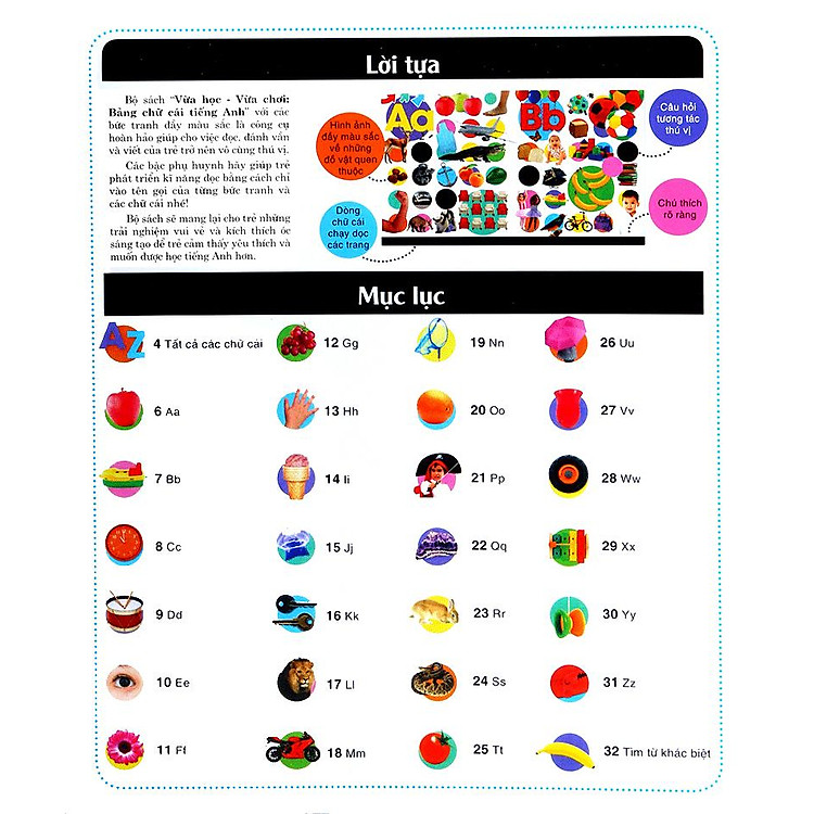 Vừa Học Vừa Chơi - Bảng Chữ Cái Tiếng Anh - Ảnh 6