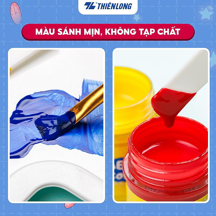 Hộp Màu Nước Rửa Được Thiên Long Colokit (6/12 màu) - Ảnh 3