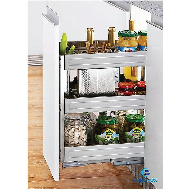 Giá dao thớt gia vị đa năng đáy đặc Multi-Purpose Spice Rack w/Knife & Cutting Board Holder with Solid Base