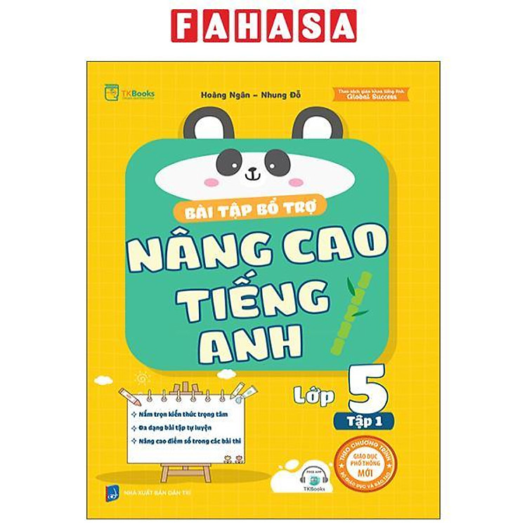 Sách - Bài Tập Bổ Trợ Nâng Cao Tiếng Anh Lớp 5 - Tập 1