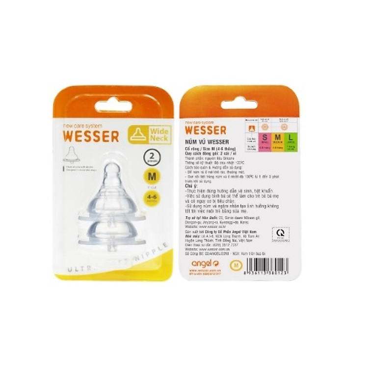 Núm Vú Cổ Rộng Wesser Size M Chính hãng Ưu đãi