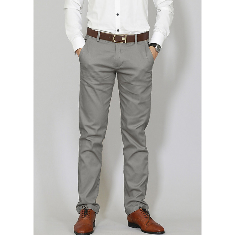 Quần kaki nam sống suông thời trang VICERO