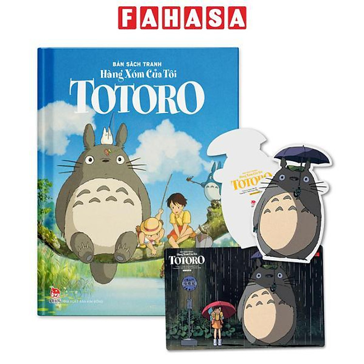 Sách - Bản Sách Tranh Hàng Xóm Của Tôi Totoro - Tặng Kèm Bookmark + Card PVC