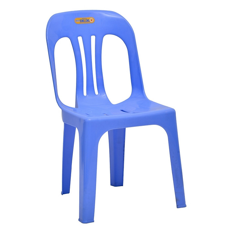 ghế nhựa dầy dặn có tựa lưng Song Long- Cỡ trung