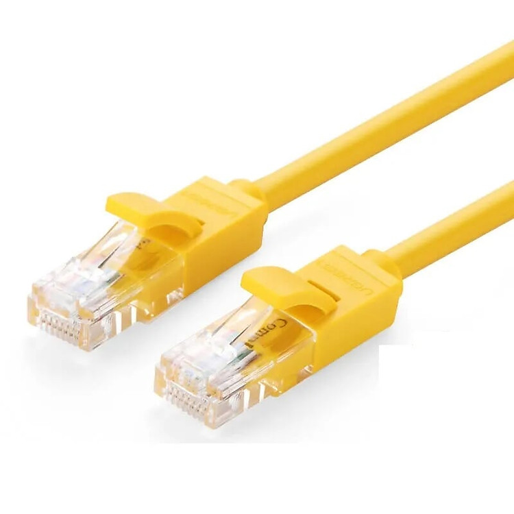 Cáp mạng LAN CAT5E UPT 8M màu Vàng Ugreen LAN30641NW103 Hàng chính hãng