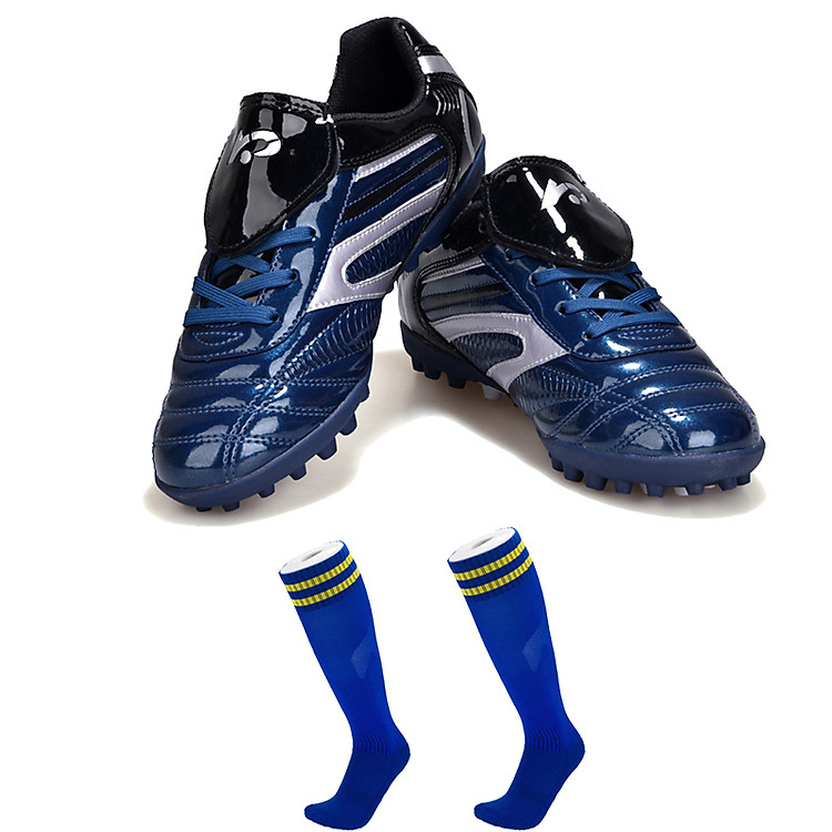 Combo giày đá bóng nam LN2600 Đại Nam Sport + Tất đá bóng cao cấp