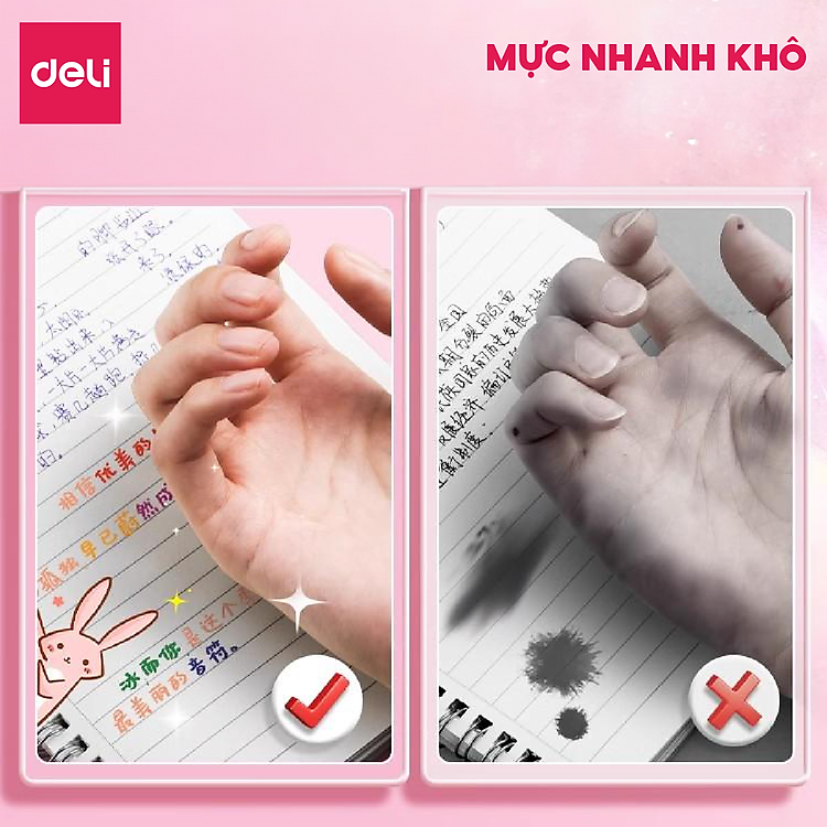 Bút Bi Nước Mực Gel 10 Màu (Ngòi 0.5mm) - Ảnh 5