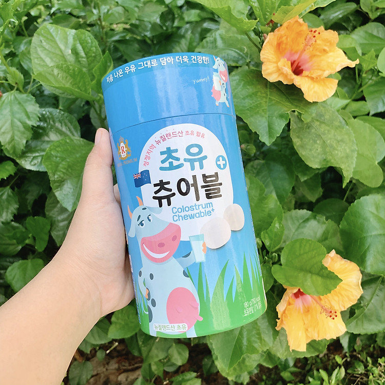 Kẹo sữa non vi sinh Colostrum Chewable+ Hàn Quốc 180g