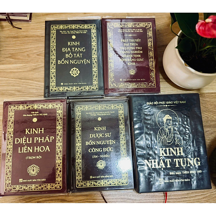 Kinh Nhật Tụng, Kinh Địa Tạng, Kinh Vô Lượng Thọ, Kinh Dược Sư, Kinh Diệu Pháp Liên Hoa