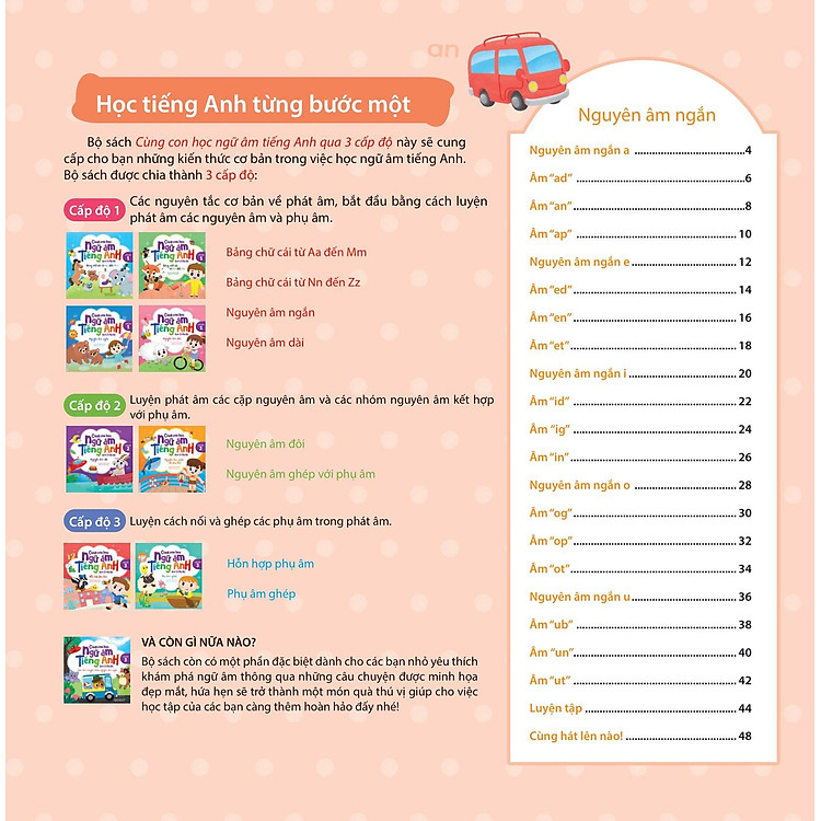 Cùng Con Học Ngữ Âm Tiếng Anh Qua 3 Cấp Độ - Ảnh 6