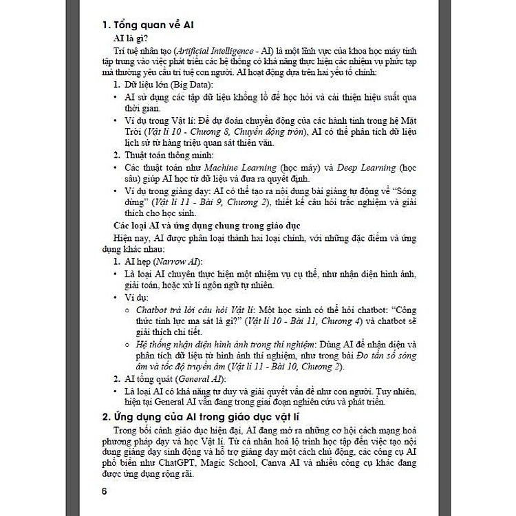 Ứng dụng trí tuệ nhân tạo AI trong dạy và học môn Vật lí (Dành cho giáo viên và học sinh) - Ảnh 3