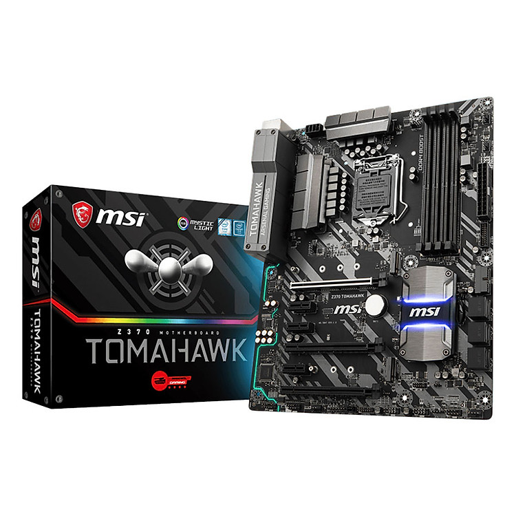 Bo Mạch Chủ Mainboard MSI Z370 TOMAHAWK Socket 1151 RGB - Hàng Chính Hãng