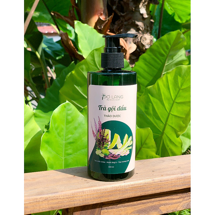 Trà gội đầu Thảo dược Pơ Lang - Có tạo bọt (Giảm rụng tóc, kích thích mọc tóc, dưỡng tóc mềm mượt)