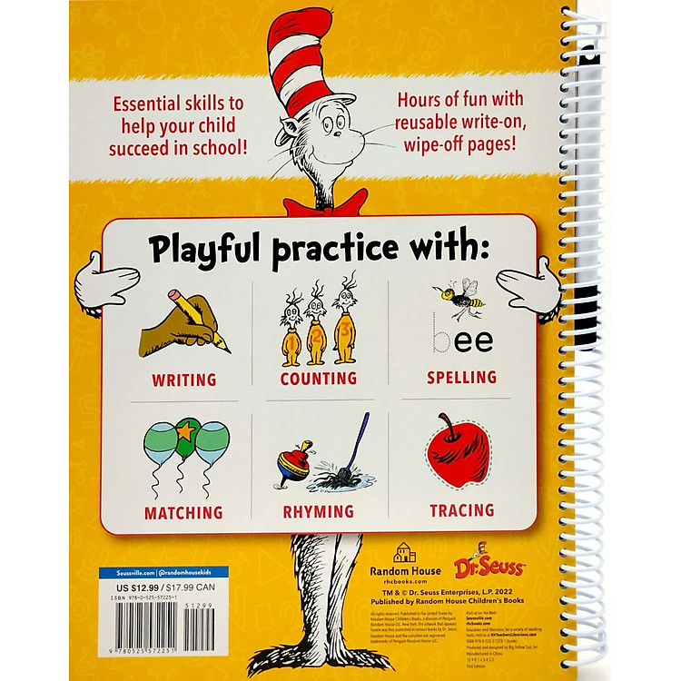 Dr. Seuss Wipe-Clean Workbook: Letters And Numbers - Ảnh 4