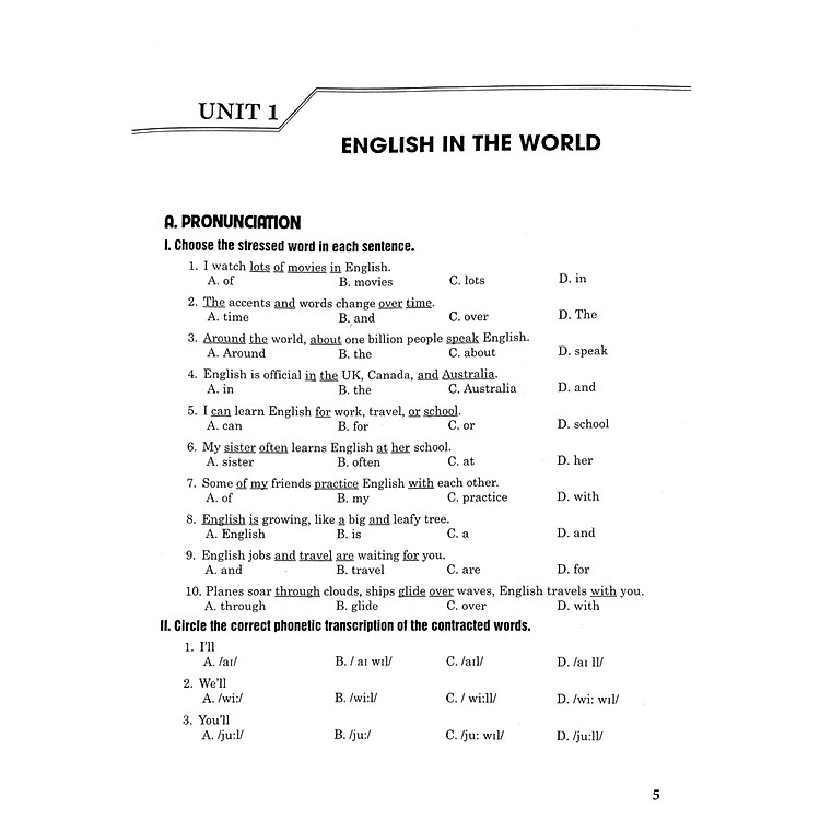 Bài Tập Trắc Nghiệm Tiếng Anh 9 - Có Đáp Án - Ảnh 5