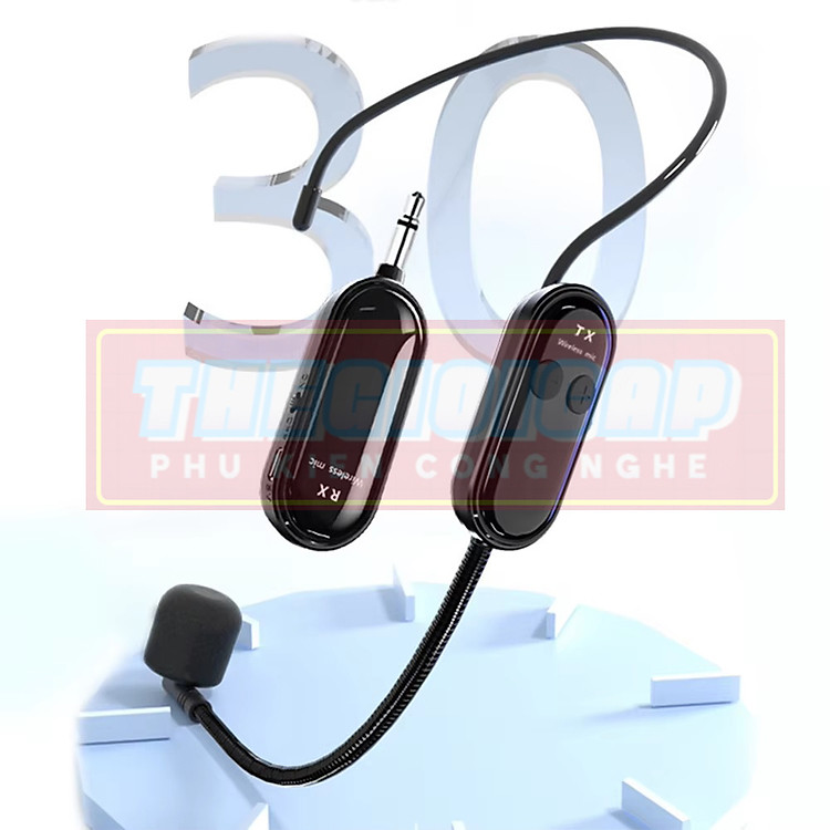 ROGTZ Micro Cài Đầu Không Dây 2.4G Cho Máy Trợ Giảng G03 - Hàng Nhập Khẩu