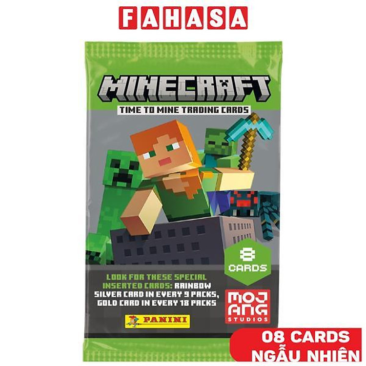 Bộ Thẻ Hình Minecraft 2 (8 Card Ngẫu Nhiên)