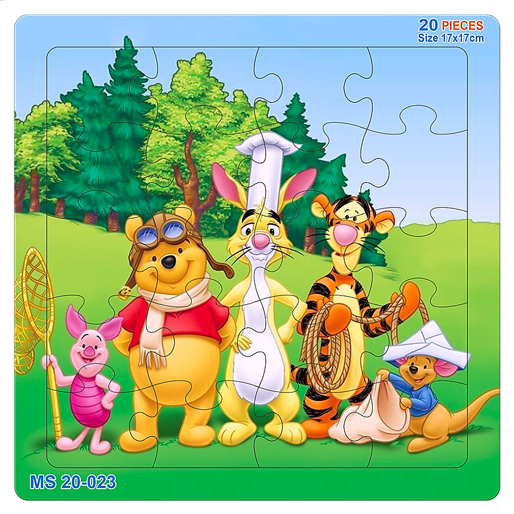 Mua Combo 05 bộ tranh xếp hình 20 mảnh Chính hãng Ưu đãi - Hình ảnh 3