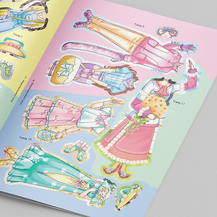 Combo Dán Giấy Công Chúa - Ảnh 5