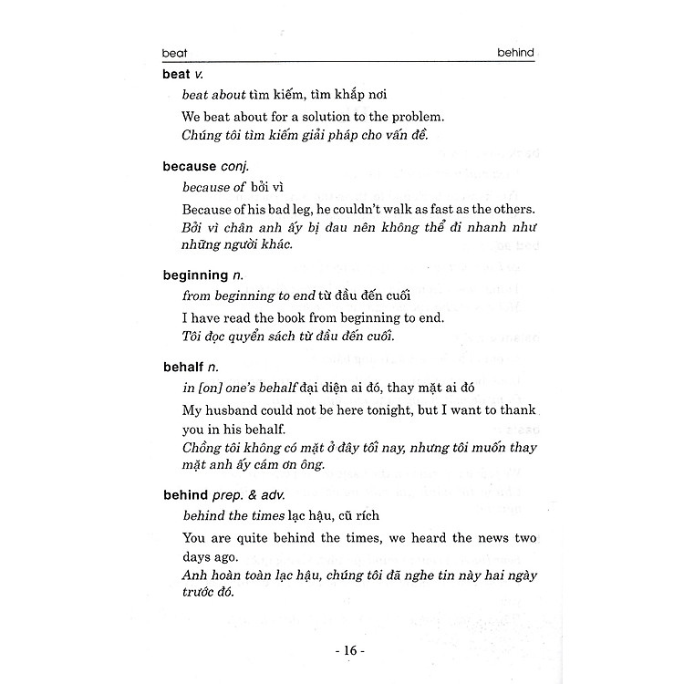 Từ Điển Các Cụm Từ Thường Dùng Trong Tiếng Anh - Căn Bản - Ảnh 8
