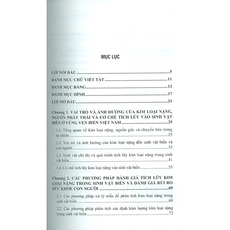 Cơ Chế Tích Luỹ Kim Loại Nặng Trong Một Số Loài Sinh Vật Biển Và Giải Pháp An Toàn Thực Phẩm - Ảnh 4