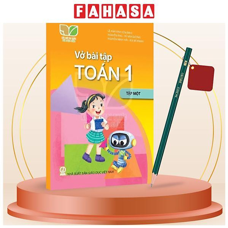 Sách Giáo Khoa Vở Bài Tập Toán 1 - Tập 1 (Kết Nối) (Phiên Bản 2025) - Kèm Bút Chì