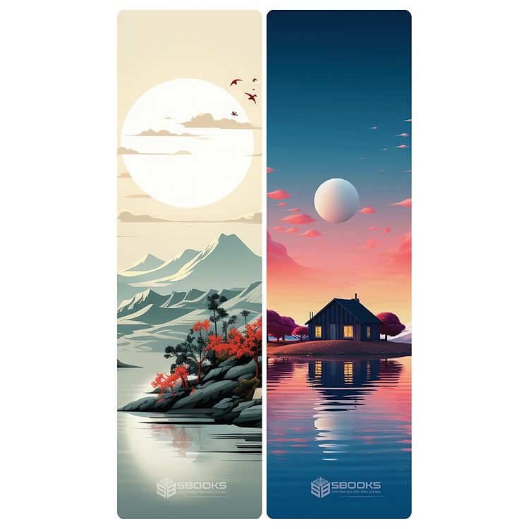 Bookmark Hoạ Tiết Phong Cảnh Huyền Bí (10 cái) - Ảnh 3