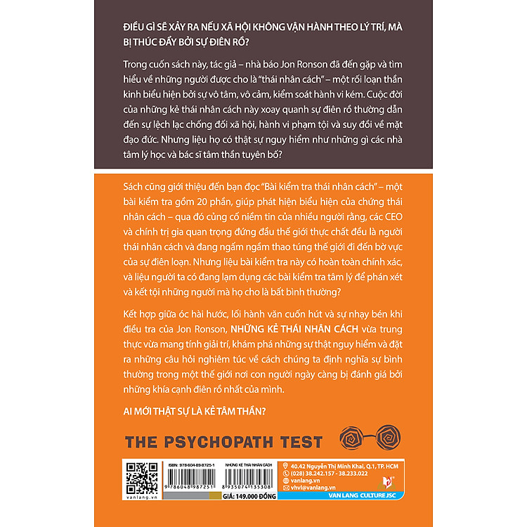 Tâm Lý Học Biến Thái - Những Kẻ Thái Nhân Cách - Ảnh 2