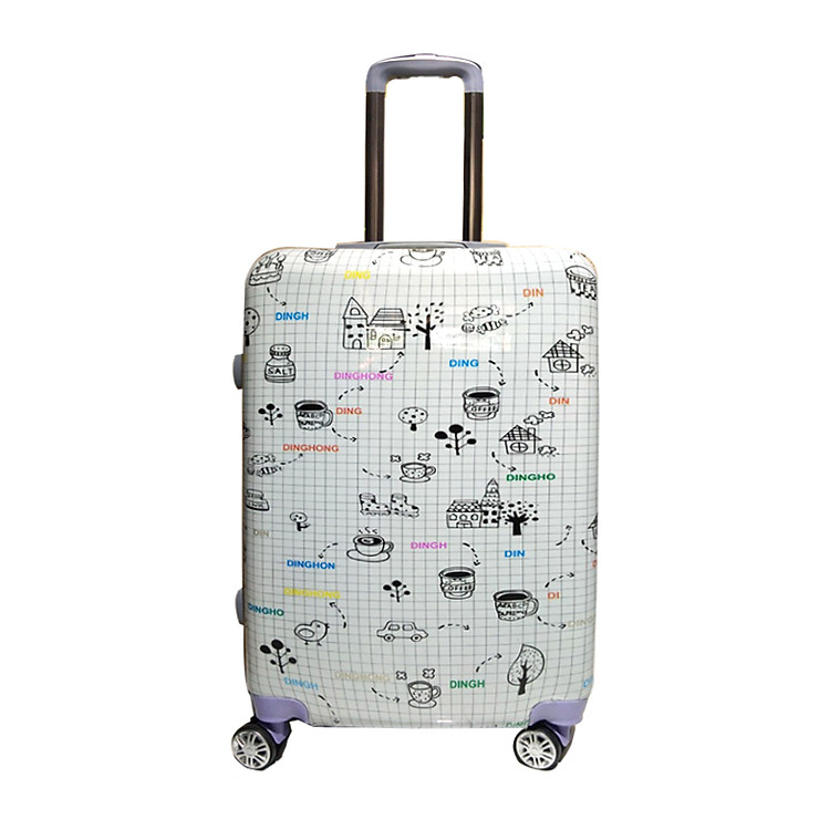 Vali du lịch hoạ tiết 3D