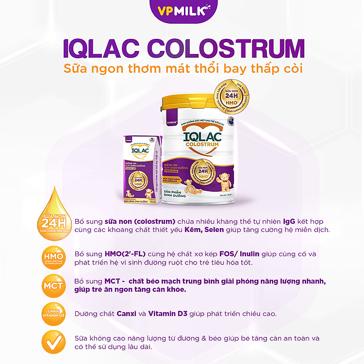 Thùng 48 hộp IQLac Colostrum cho trẻ Chính hãng Giá tốt - Hình ảnh 5