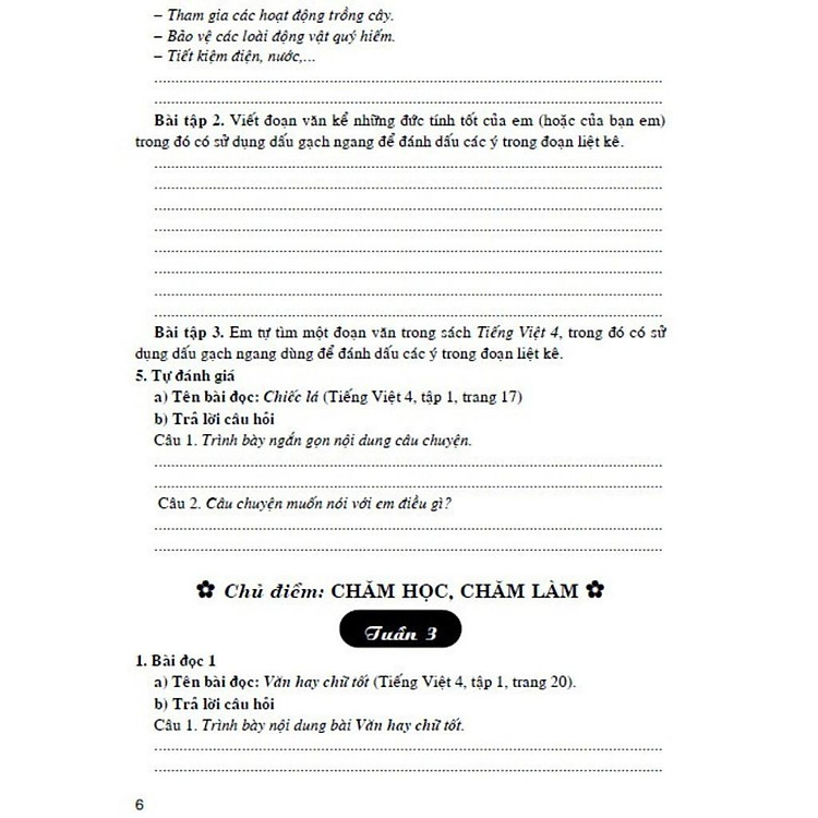 Vở Bài Tập Cuối Tuần Tiếng Việt Lớp 4 - Bám Sát SGK Cánh Diều - Ảnh 4