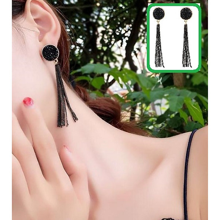 đôi bông tai tòng teng siêu dễ thương quyến rũ