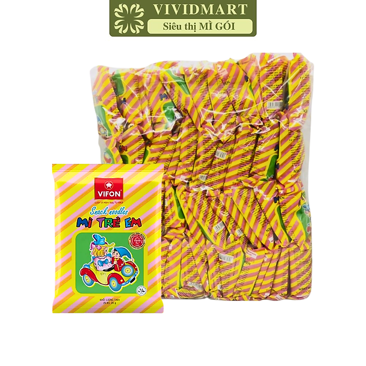 VIFON - Mì trẻ em Vifon, snack mì trẻ em Vifon, mì ăn liền snack Vifon, snack mì Vifon cho bé (20g/gói)