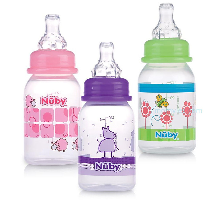 Bình sữa chống sặc Nuby 120-240ml Giá rẻ - Hình ảnh 3