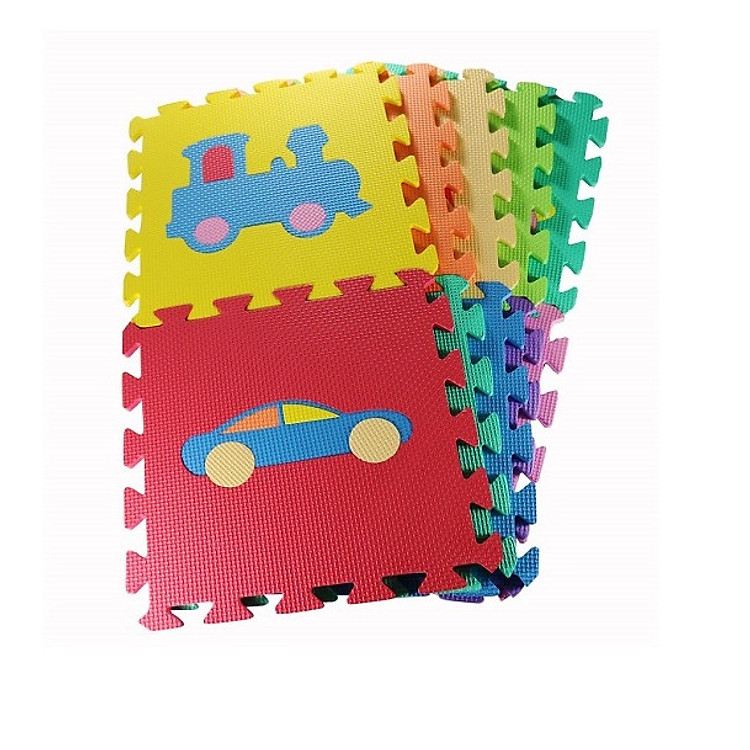 Thảm Xốp Lót Sàn Cho Bé Hình Xe 30cmx30cm