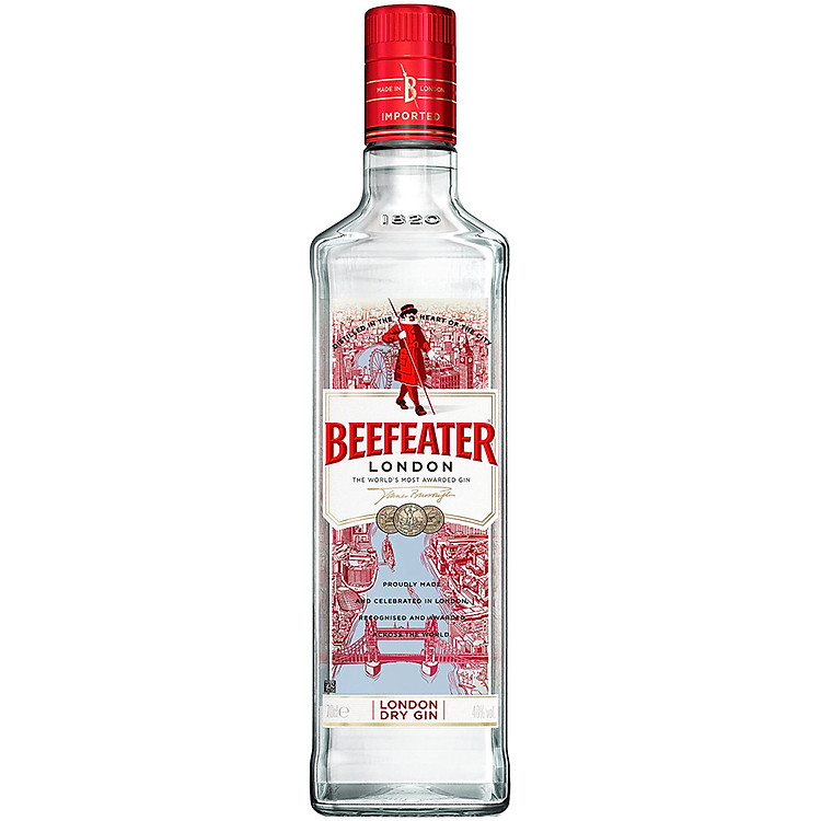 {Freeship 50K} Rượu Gin Beefeater London 700ml 39% - 41% - Không Kèm Hộp