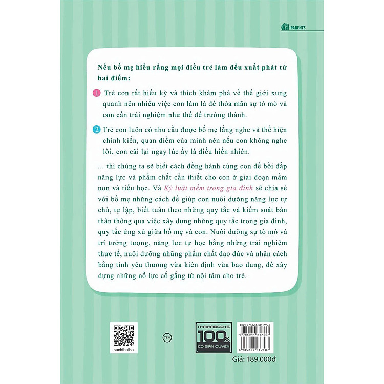 Kỷ Luật Mềm Trong Gia Đình: Giáo Dục Trẻ 3 - 10 Tuổi Dành Cho Gia Đình Việt - 2024 - Ảnh 2